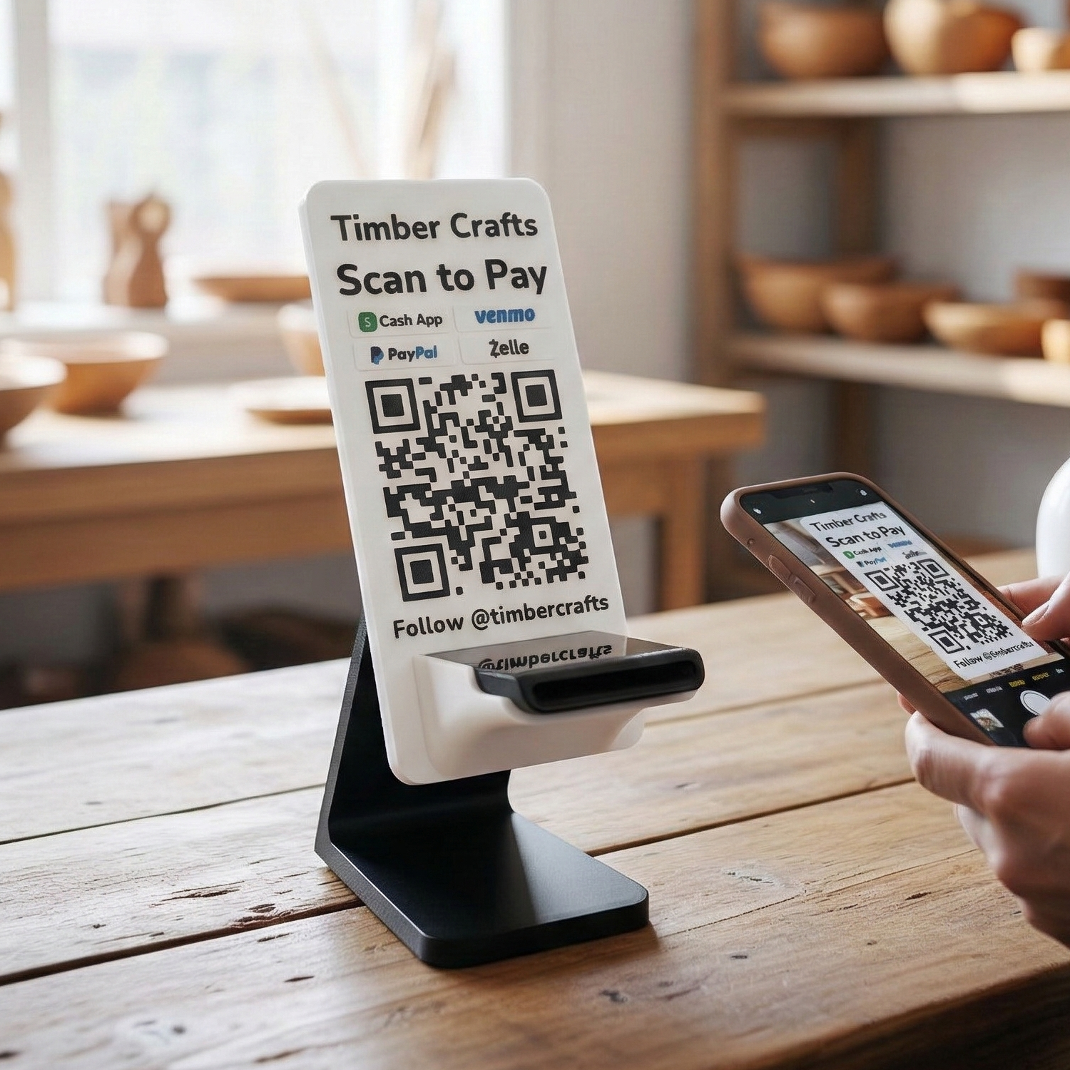Signs for Card and QR Payments
