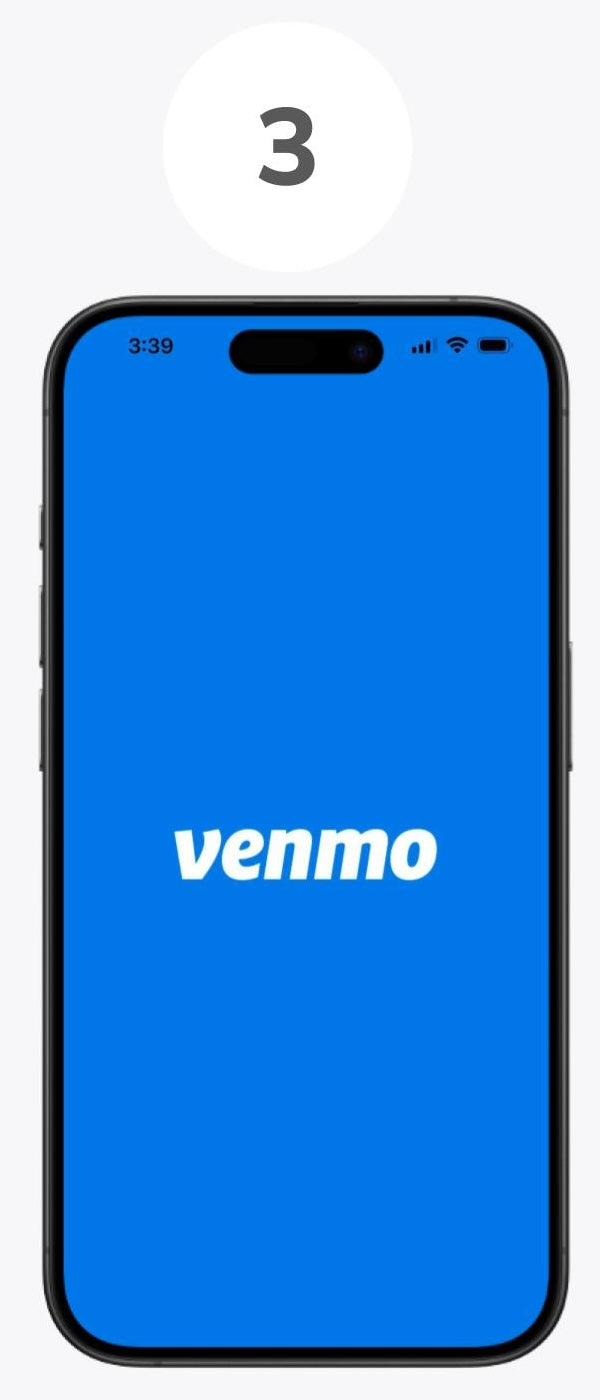 How it works - customer completing payment on phone in app