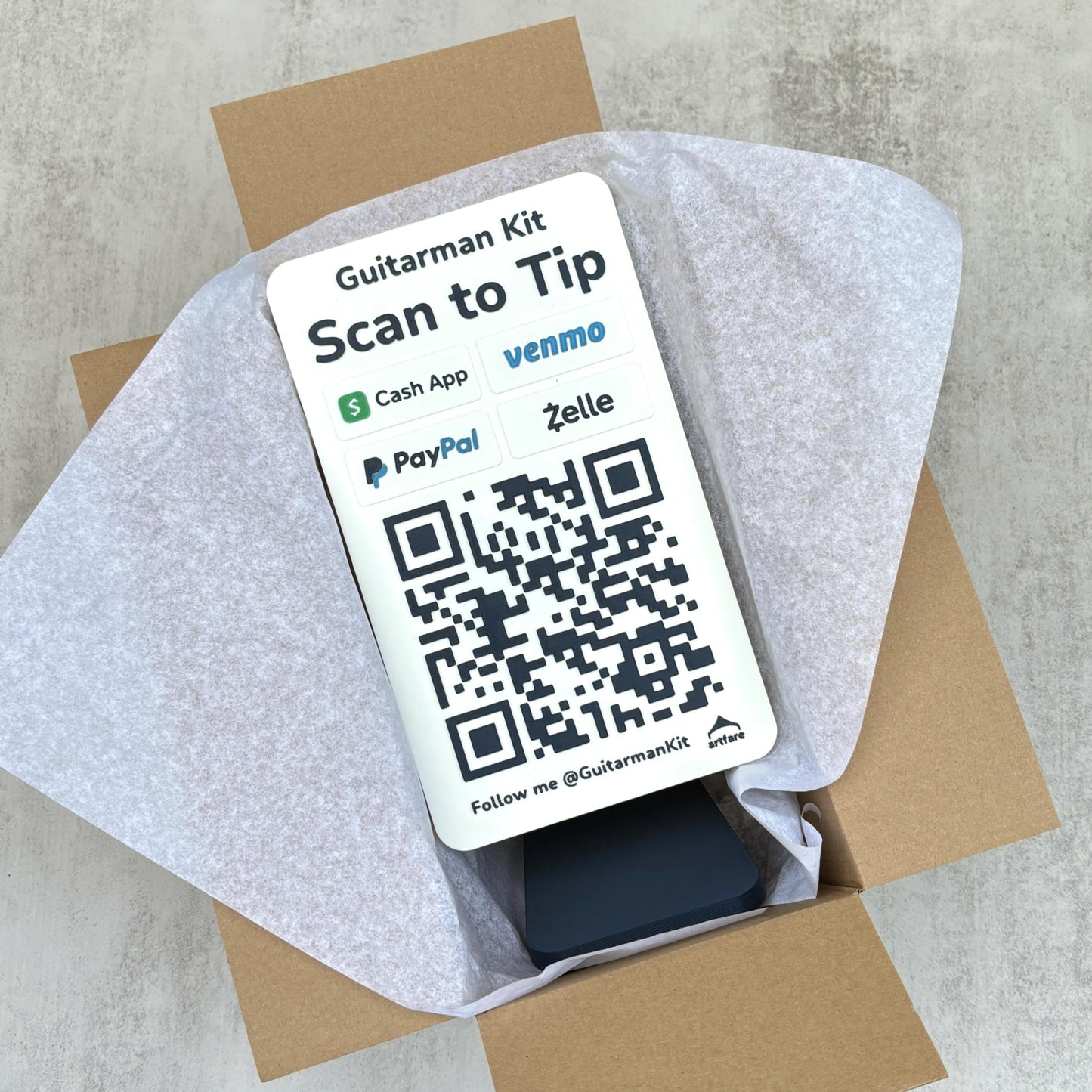 Artfare Max QR payment sign unboxing