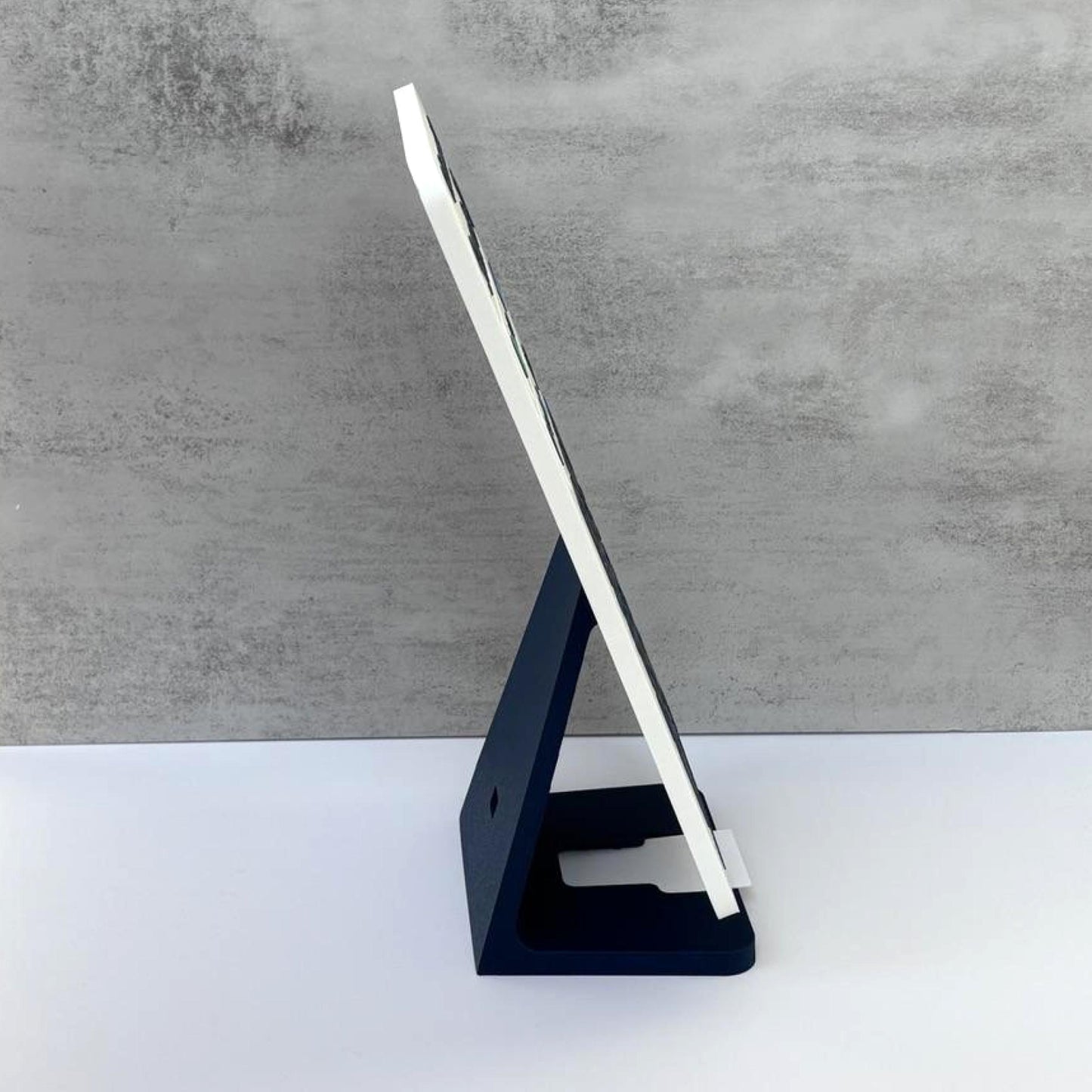 Artfare Mega QR payment sign side profile