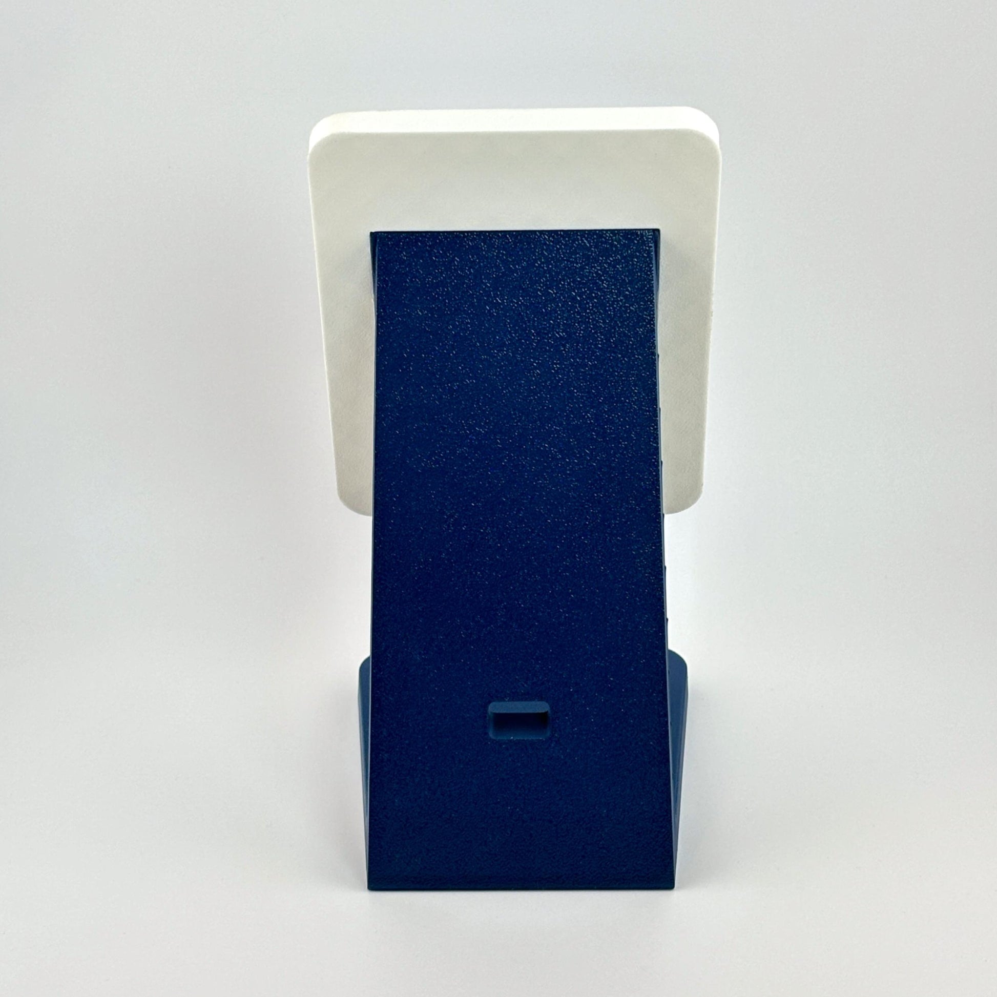 Artfare Compact QR payment sign on counter stand rear view