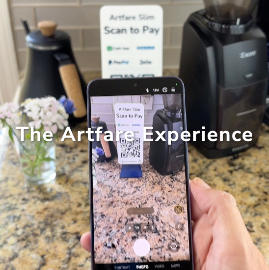 Artfare QR payment signs demo video for Venmo Cash App PayPal Zelle use cases