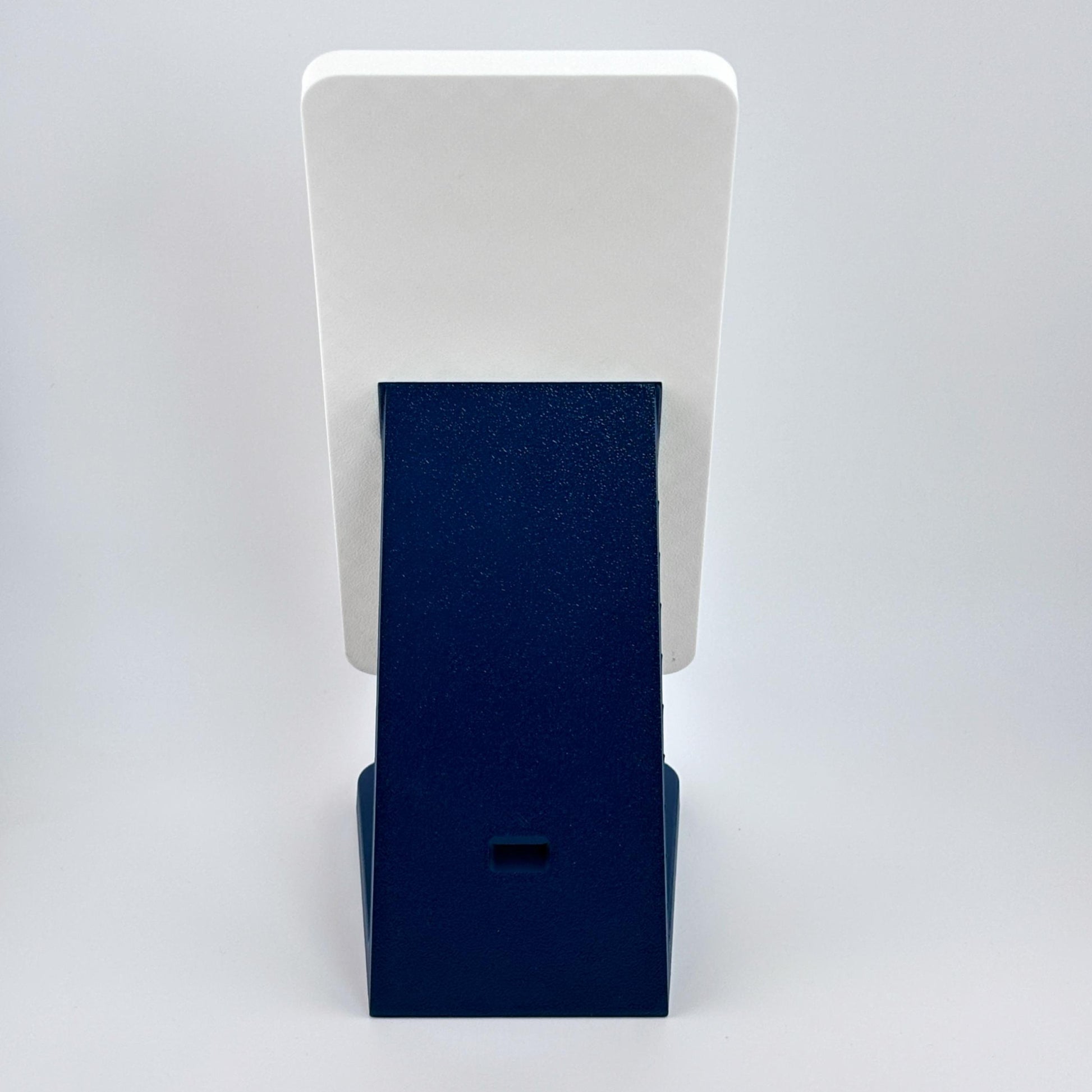 Artfare Slim QR payment sign on counter stand rear view
