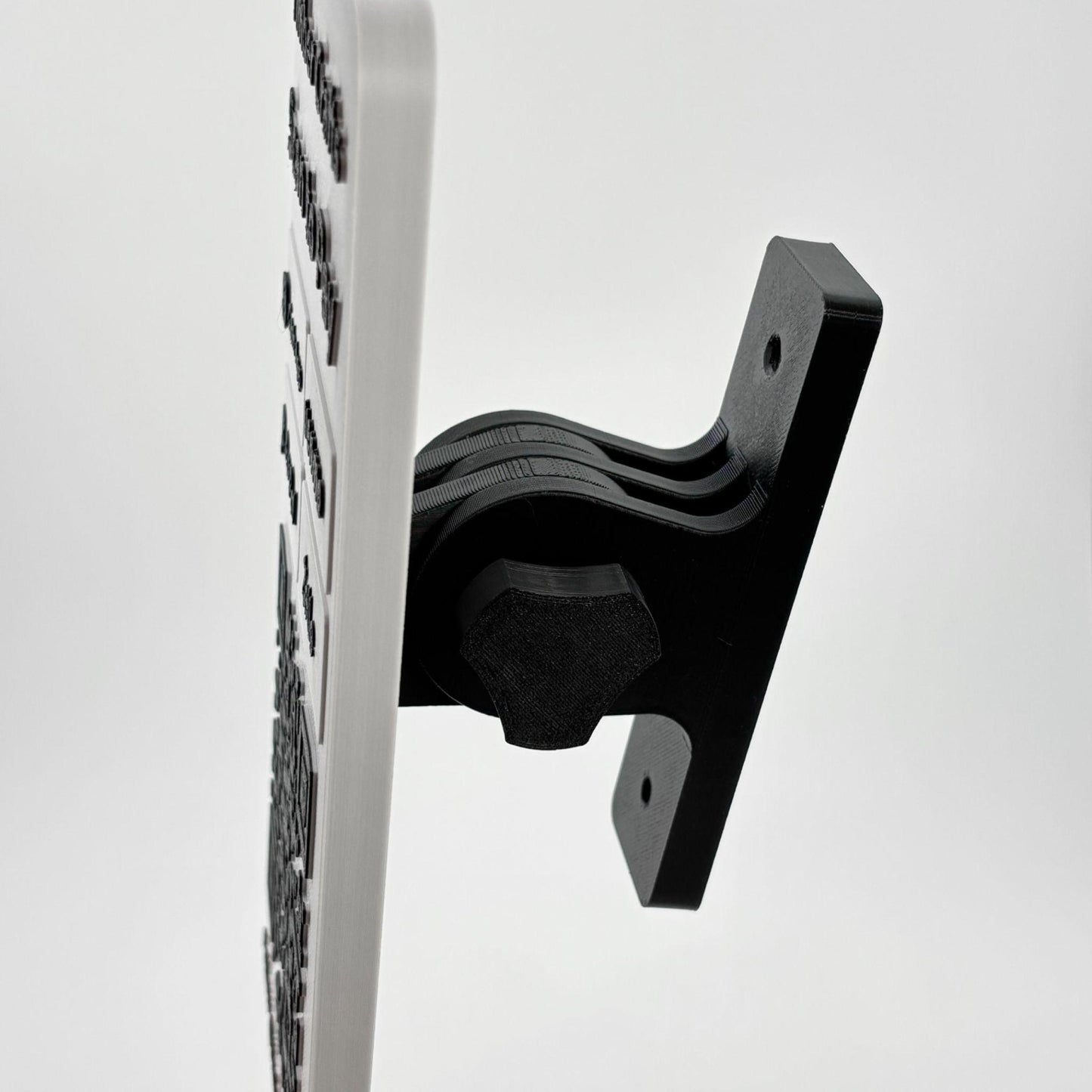 Artfare Slim Outdoor QR payment sign mounting hardware detail