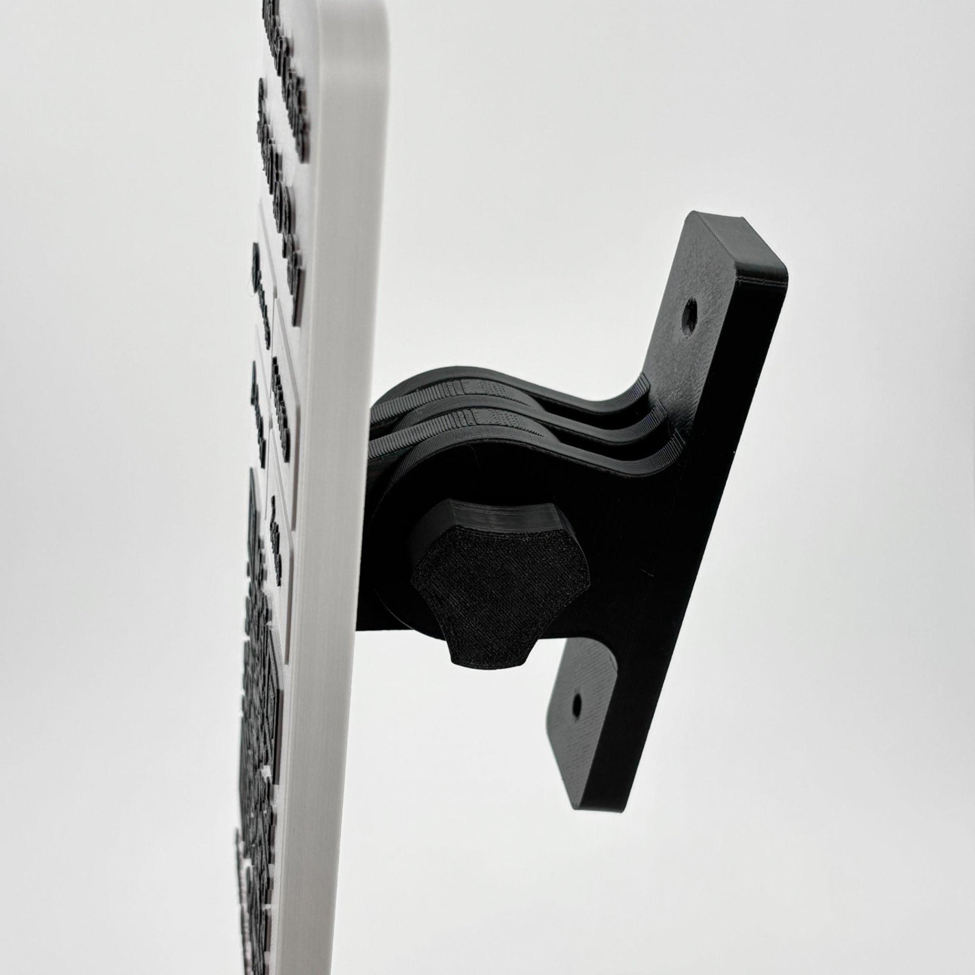 Artfare Slim Outdoor QR payment sign mounting hardware detail