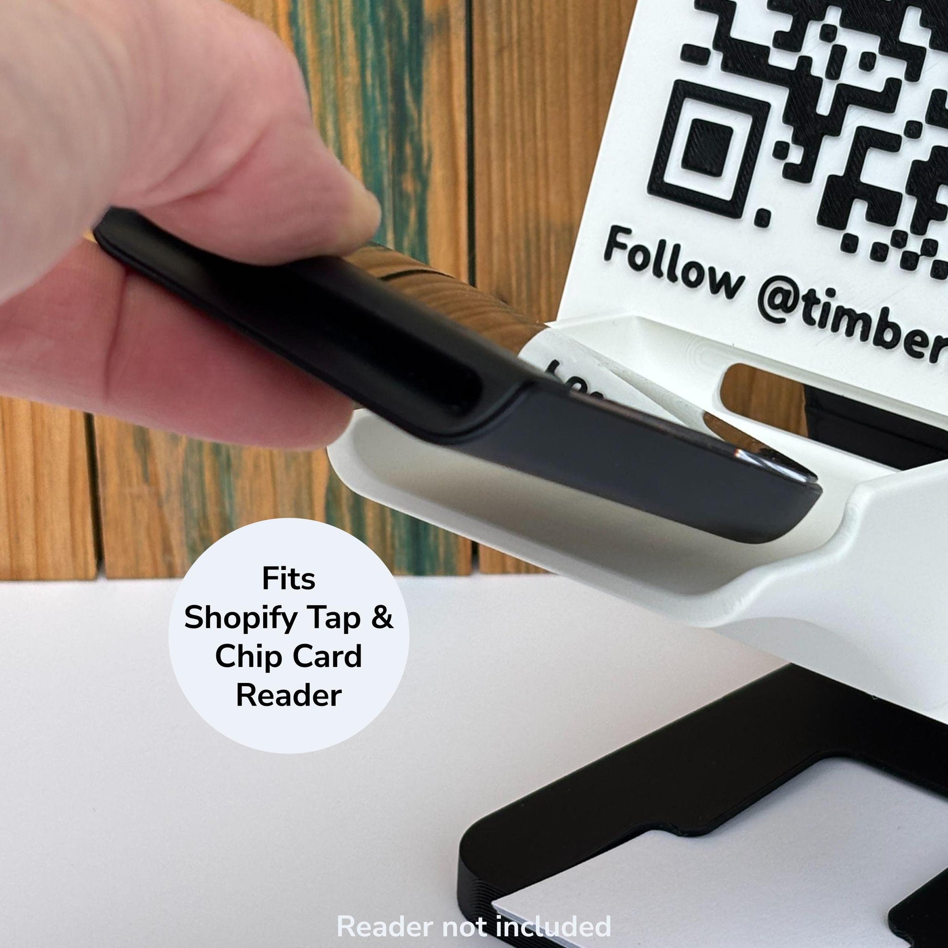 Artfare Ultra QR payment sign for Shopify readers