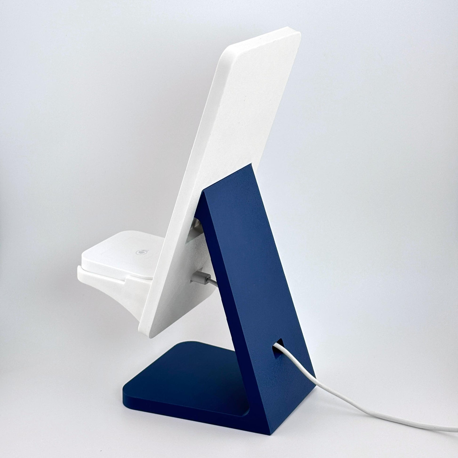 Artfare Ultra QR payment sign with Square reader holder rear angle